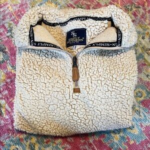 Simply Southern Cream Fleece Pullover